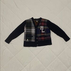 Polo by Ralph Lauren Multicolor Plaid Kids Cardigan